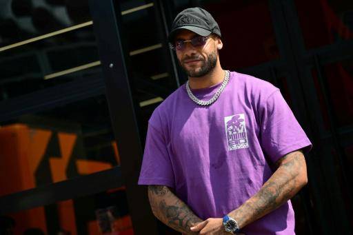 El atleta italiano Marcell Jacobs durante en Grand Prix de Italia de Fórmula 1 el 1 de septiembre de 2024 en Monza