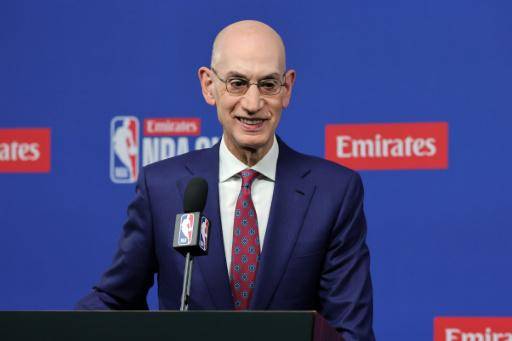 El comisionado de la NBA, Adam Silver, en una conferencia de prensa en diciembre de 2025
