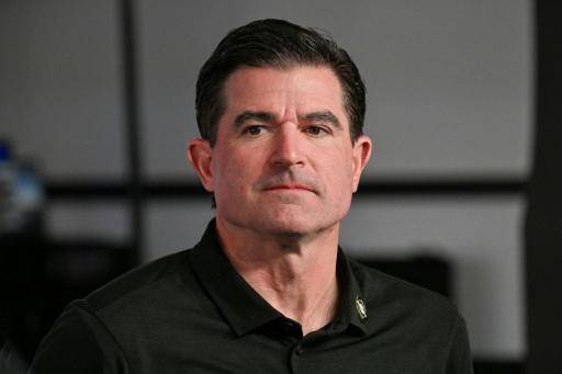 Scott O'Neil, director ejecutivo del circuito LIV Golf, el 16 de febrero de 2025 en Adelaida, Australia