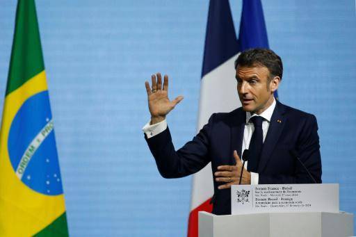 Macron fustiga en Brasil acuerdo UE-Mercosur y propone hacer uno nuevo