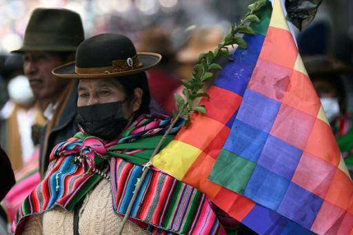 Fuertes choques en una protesta masiva contra el presidente de Bolivia