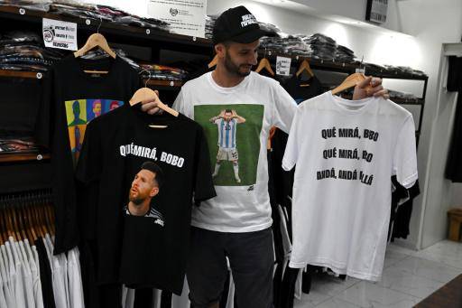 Furor comercial con el ¿Qué mirás, bobo? de Messi en el Mundial