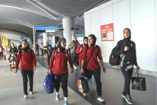 Selección femenina de fútbol a punto de regresar a territorio iraní