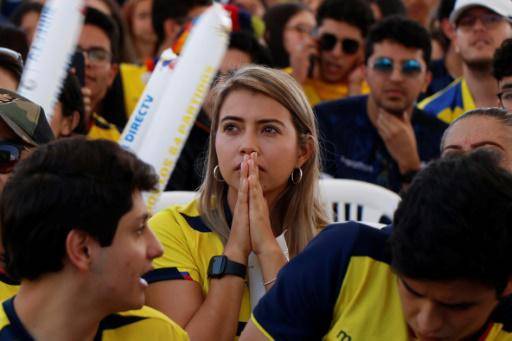 Ecuatorianos se despiden del Mundial con lágrimas, pero orgullosos de la tricolor