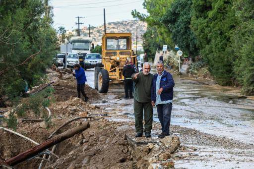 Lluvias torrenciales provocan inundaciones y daños en la isla griega de Creta