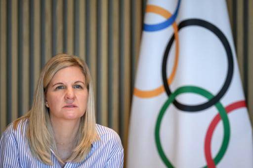La presidenta del COI, Kirsty Coventry, durante una reunión de la Comisión Ejecutiva de su organización en Lausana (Suiza), el 22 de junio de 2026