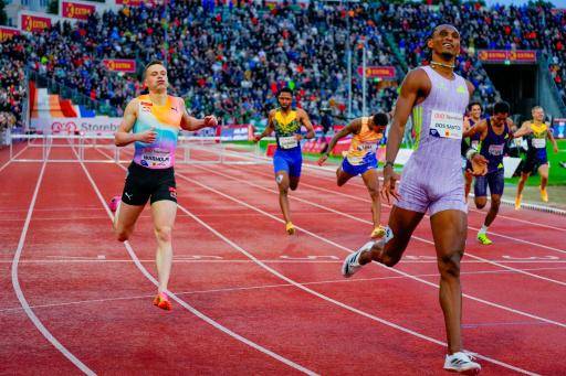 Alison Dos Santos derrota al ídolo local Warholm en 400 m vallas en Oslo