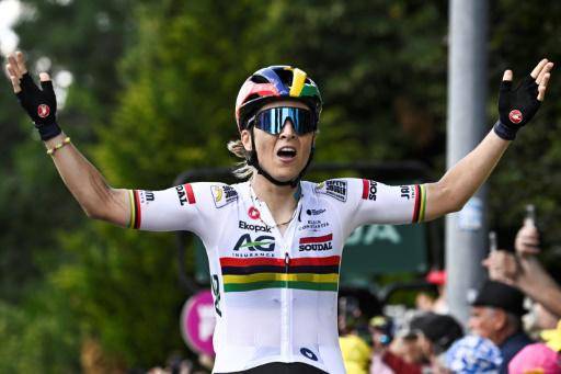 Kim Le Court gana la quinta etapa y se viste de amarillo en Tour femenino