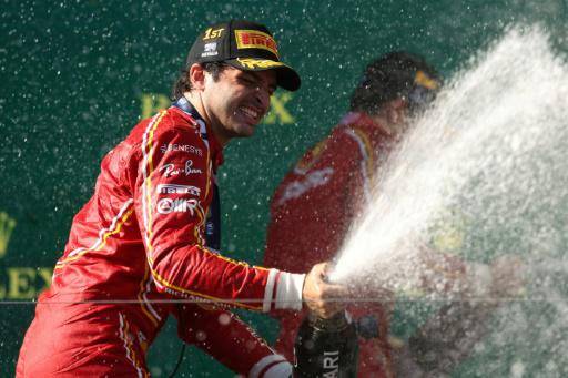Español Sainz, de Ferrari, vence el GP de Australia de Fórmula 1