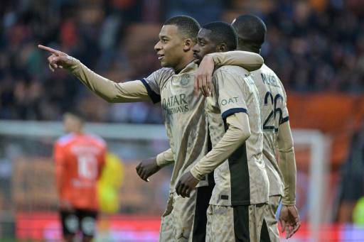 París SG golea en Lorient (4-1) y ya acaricia el título de Ligue 1