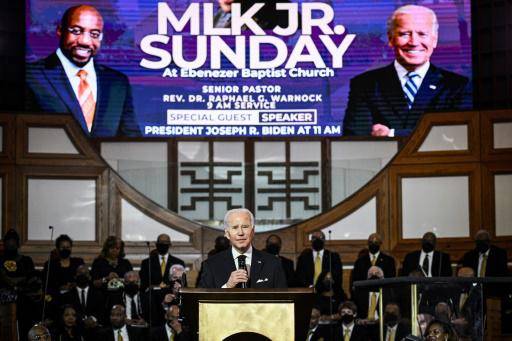 El sueño de Luther King para EEUU aún no es una realidad, admite Biden