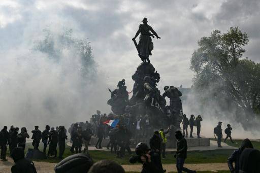 Un 1 de mayo de protestas en Francia contra la reforma de las pensiones
