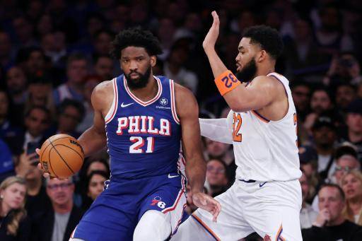 Embiid, de los Sixers, será baja en segundo partido de la serie ante Knicks