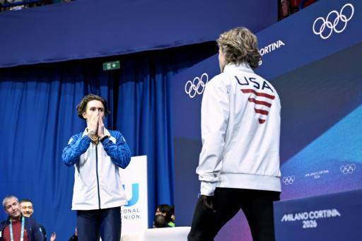 El kazajo Shaidorov sorprende con oro olímpico en patinaje artístico, Malinin octavo