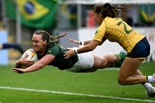 Brasil pierde 66-6 ante Sudáfrica en su inicio en Mundial femenino de rugby