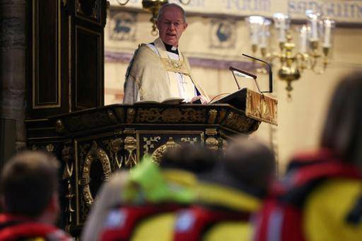 El arzobispo de Canterbury, Justin Welby, líder espiritual de la Iglesia de Inglaterra, durante una homilía en la abadía de Westminster, el 4 de marzo de 2024 en Londres