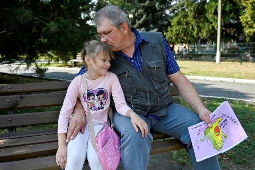 Brigada médica movil atiende a niños traumatizados por la guerra en Ucrania