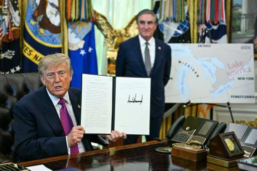 Trump ordena cambiar el nombre del lago Ontario a lago América