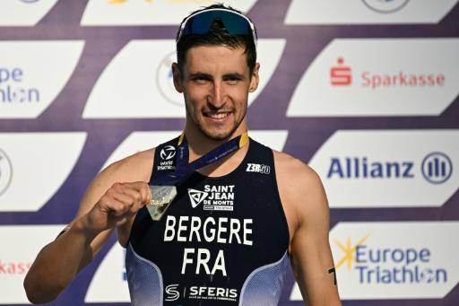 El francés Léo Bergère, campeón del mundo en triatlón