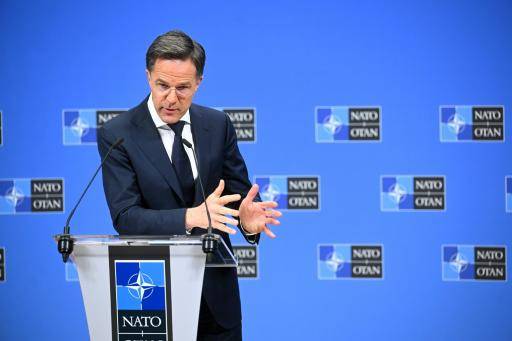 El secretario general de la OTAN, Mark Rutte, presenta su informe anual el 26 de marzo de 2026 en Bruselas