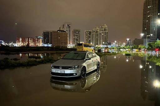 Las lluvias torrenciales provocan caos e inundaciones en Dubái