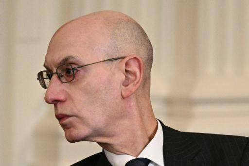 El comisionado de la NBA, Adam Silver, en la Sala Este de la Casa Blanca en Washington D. C., el 6 de marzo de 2026