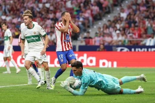 Atlético de Madrid pincha de nuevo al empatar en casa ante el Elche