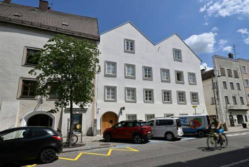 La casa natal de Adolf Hitler en Braunau-am-Inn, en Austria, el 16 de julio de 2026