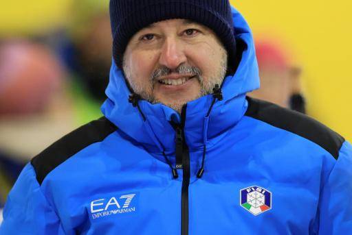 El ministro de Transportes de Italia, Matteo Salvini, asiste a una prueba de eslalon de la Copa del Mundo de Esquí Alpino en Madonna di Campiglio el 7 de enero de 2026