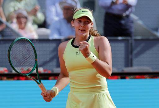 La rusa Mirra Andreeva avanza a la final en Madrid
