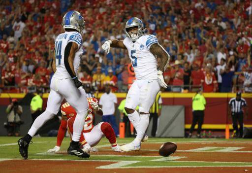 Lions sorprenden a los campeones Chiefs en el arranque de la NFL