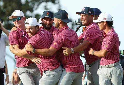 EEUU remonta tres puntos y conquista su undécima Copa de los Presidentes de golf