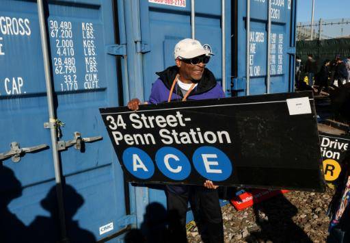 Las reliquias del metro de Nueva York se venden como pan caliente