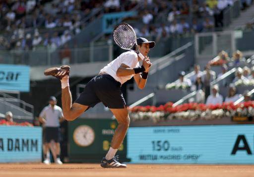 Rafa Jódar durante su victoria ante Vit Kopriva en octavos de final del Masters 1000 ATP de Madrid, el 28 de abril de 2026