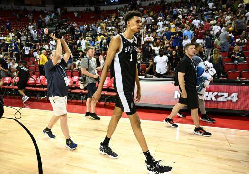 Los Spurs darán descanso a Wembanyama el resto de la Summer League (prensa)