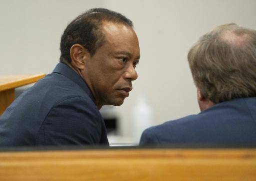 Tiger Woods se declara culpable de conducción temeraria por un accidente de coche en EEUU