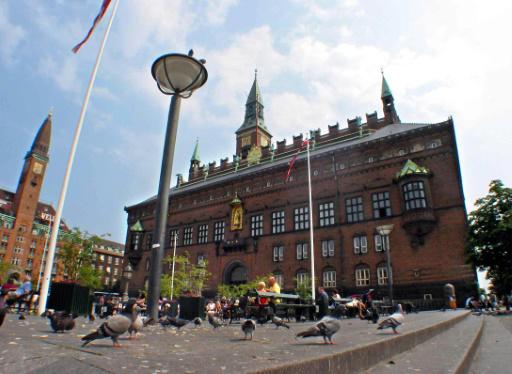El ayuntamiento de Copenhague, en una imagen del 30 de julio de 2002