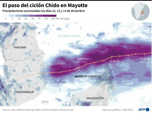 Carrera contrarreloj para socorrer al archipiélago francés de Mayotte, devastado por un ciclón