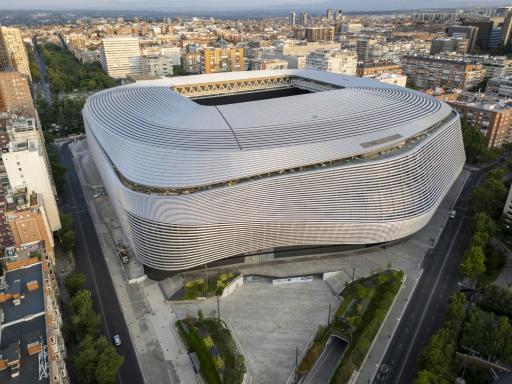 El estadio Santiago Bernabéu, en Madrid, en una imagen del 3 de agosto de 2025