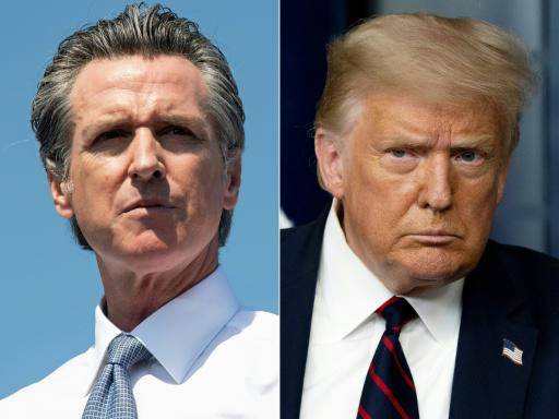 El gobernador de California acusa a Trump de investigarlo por venganza