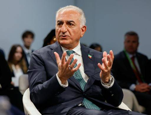 El hijo del último sah de Irán y opositor Reza Pahlavi habla en la Conferencia de Seguridad de Múnich, el 13 de febrero de 2026