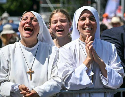 El papa León XVI ofició una misa ante más de 1,2 millones de fieles en Madrid