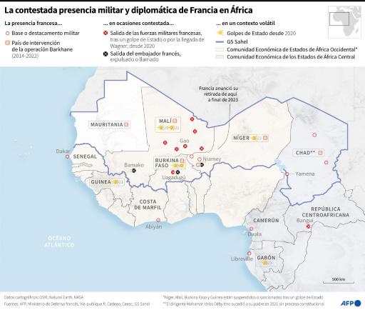 El embajador de Francia abandona Níger tras semanas de tensión