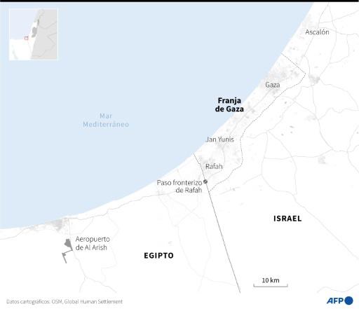 Salen más extranjeros de Gaza y el número de víctimas de los bombardeos sigue aumentando