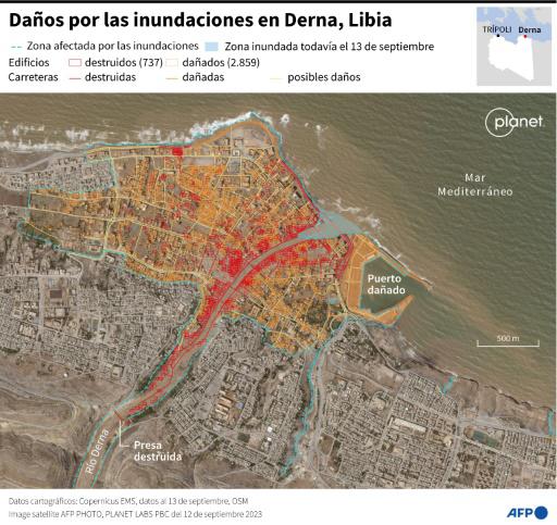 La ONU teme una propagación de enfermedades en Libia tras las dramáticas inundaciones