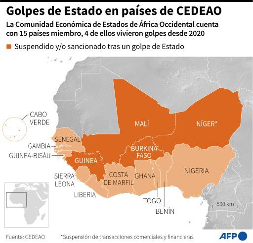 Fracasa la negociación de países africanos para resolver la crisis por el golpe en Níger