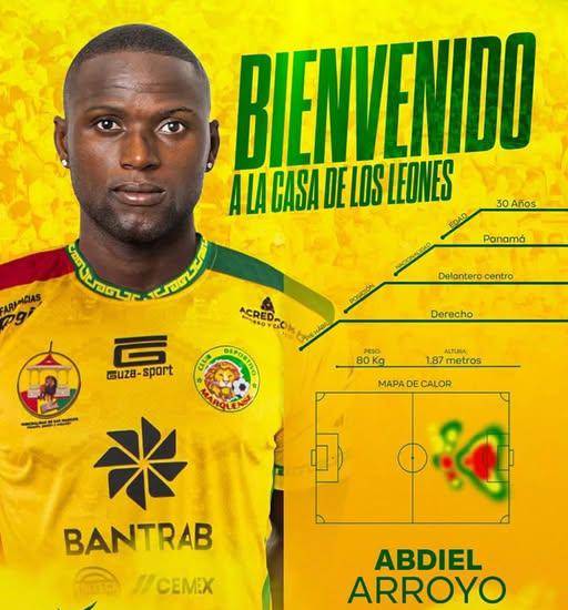 Abdiel Arroyo se suma a club del fútbol guatemalteco