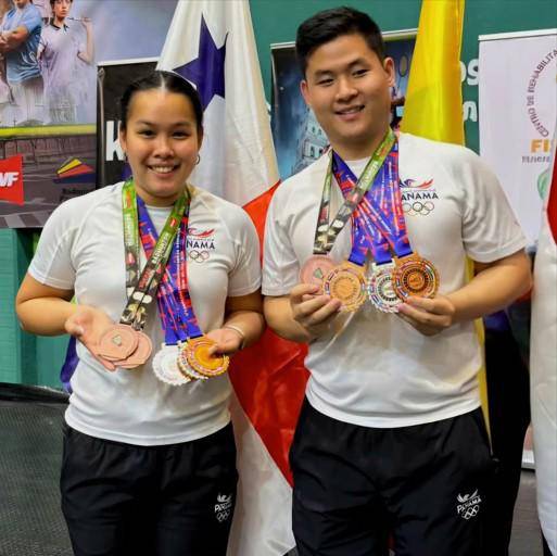 Panamá conquista ocho medallas en Bádminton