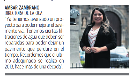 $!Excluir vehículos pesados da paso a arreglar calles del Casco
