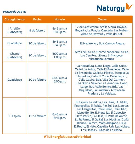 $!AVISO IMPORTANTE: Trabajos de mantenimiento en la red eléctrica del 9 al 15 de febrero de 2026